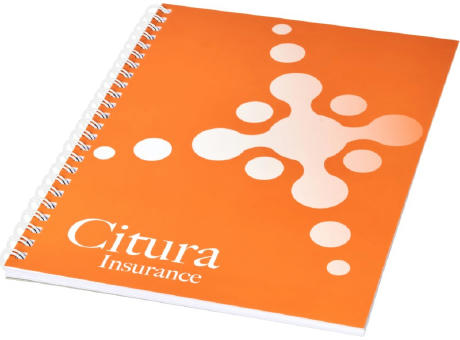 Desk-Mate® A4 Notizbuch mit Kunststoff Cover und Spiralbindung