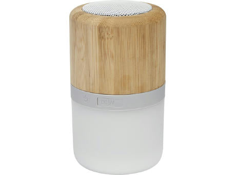 Aurea Bluetooth® Lautsprecher aus Bambus mit Licht
