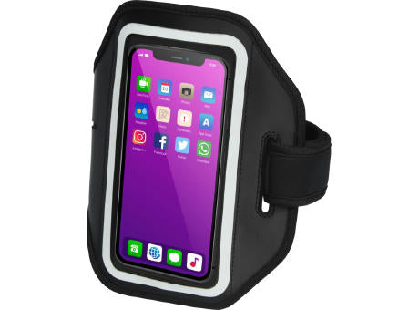 Haile reflektierendes Smartphone Armband mit transparenter Abdeckung