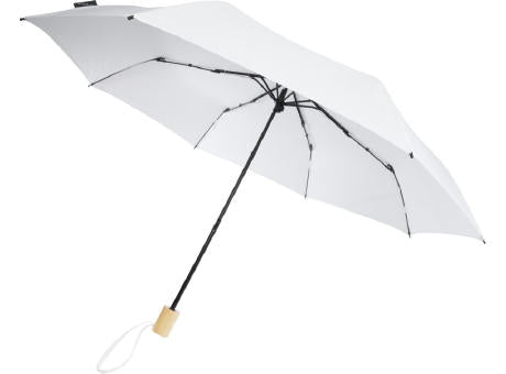 Birgit 21'' faltbarer winddichter Regenschirm aus recyceltem PET