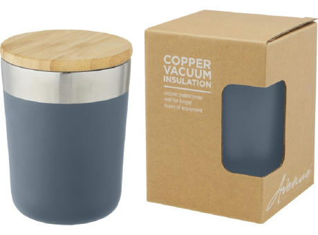 Lagan 330 ml Kupfer-Vakuum Isolierbecher mit Bambusdeckel