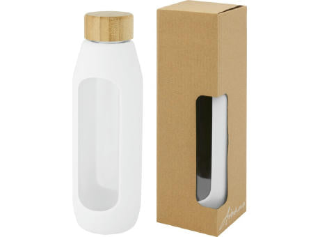Tidan 600 ml Flasche aus Borosilikatglas mit Silikongriff