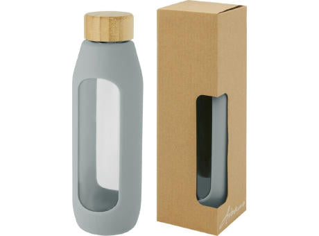 Tidan 600 ml Flasche aus Borosilikatglas mit Silikongriff