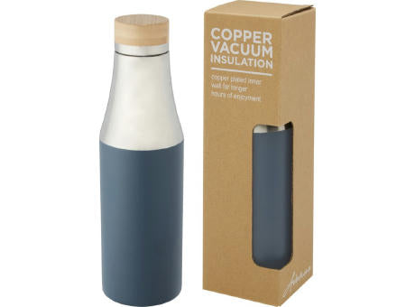 Hulan 540 ml Kupfer-Vakuum Isolierflasche mit Bambusdeckel