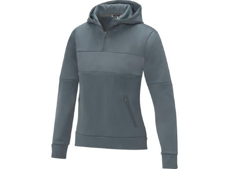 Sayan Kapuzenpullover mit halbem Reißverschluss für Damen