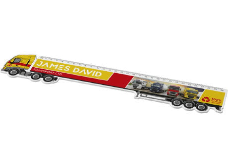 Tait 30 cm LKW-förmiges Lineal aus Recycling-Kunststoff