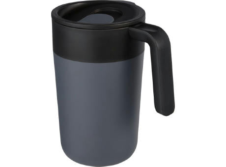 Nordia 400 ml doppelwandiger Becher aus Recyclingmaterial