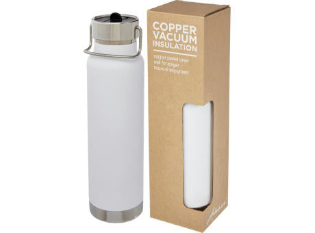 Thor 750 ml Kupfer-Vakuum Sportflasche mit Trinkhalm