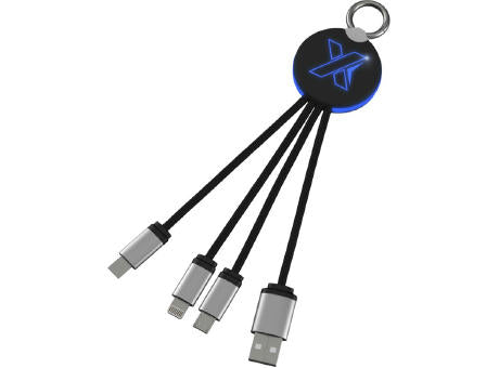 SCX.design C16 Kabel mit Leuchtlogo