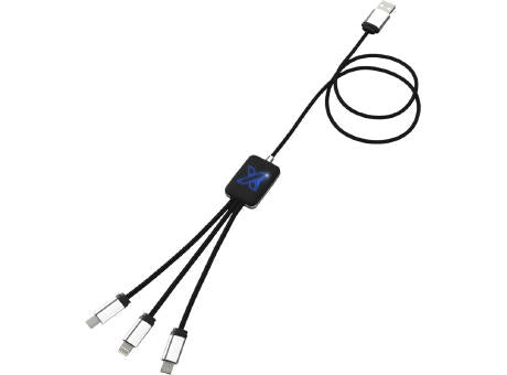 SCX.design C17 Easy to Use Ladekabel mit Leuchtlogo