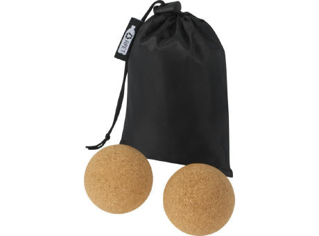 Trikona Kork Yoga Ball 2er Set