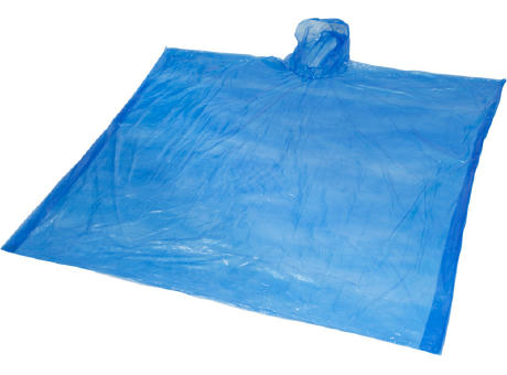 Mayan Regenponcho mit Aufbewahrungstasche aus recyceltem Kunststoff