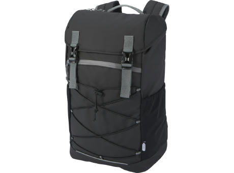 Aqua 15,6" GRS recycelter wasserabweisender Laptop-Rucksack 23 L