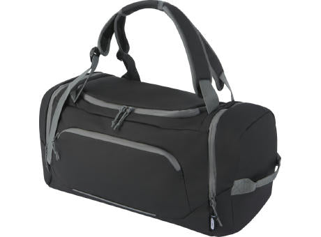 Aqua wasserabweisende Reisetasche aus GRS Recyclingmaterial 35 L