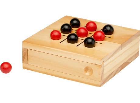 Strobus Tic-Tac-Toe Spiel aus Holz