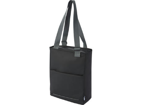 Aqua wasserabweisende 14" Laptop-Tragetasche aus GRS Recyclingmaterial 14 L