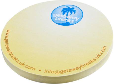 Sticky-Mate® runde recycelte Haftnotizen