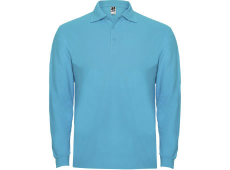 Estrella 220 g/m² Langarm Poloshirt für Herren