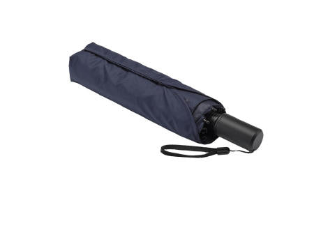 Der innovative Taschenschirm mit nach hinten verlängertem Bezug, 7 Segmente, windstabil