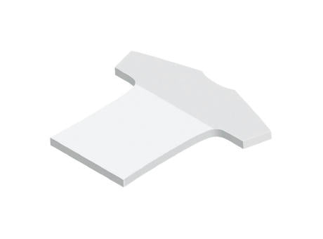Haftnotizen powerstikkies formgestanzt "Shirt", 25 Blatt