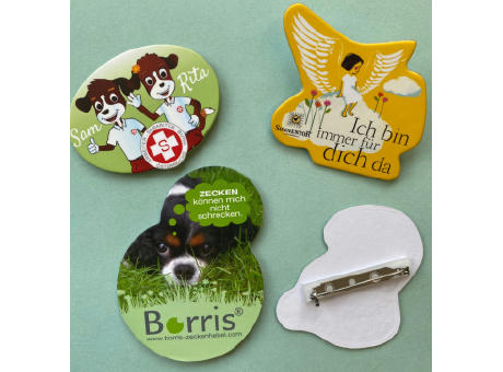 Öko-Anstecker aus FSC-Karton