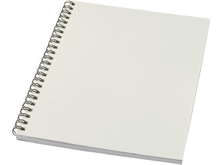 Desk-Mate® A5 recyceltes farbiges Notizbuch mit Spiralbindung
