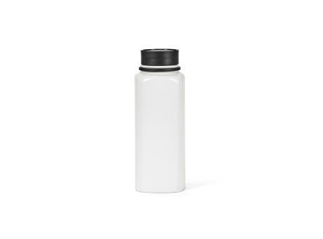 Ural Trinkflasche recy.Edelstahl, 820 ml. 360° Push-Verschluss