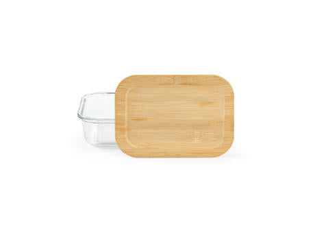 Van Gogh 500 Lunchbox aus Borosilikatglas mit Bambusdeckel, 520 ml