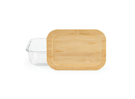 Van Gogh 1000 Lunchbox aus Borosilikatglas mit Bambusdeckel, 1090 ml