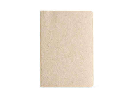 Joyce A5 Notizbuch.Einband aus Bananenfasern. 196 Seiten recy.Papier