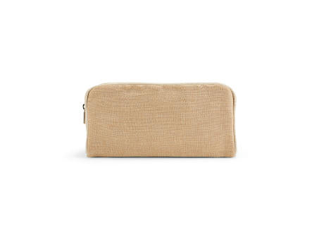 Rio Kulturtasche aus 260gsm Jute mit Reißverschluss