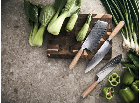 VINGA Hattasan Damascus Santoku Messer