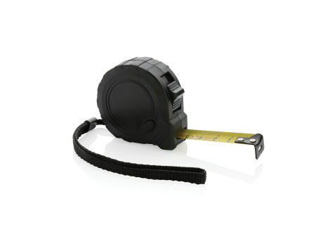 3m/16mm Maßband mit Stop-Taste aus RCS recycelt. Kunststoff
