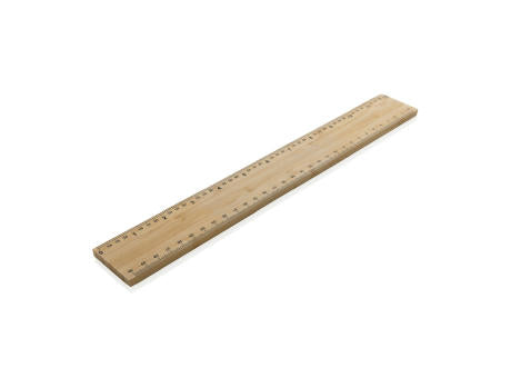 Timberson extra dickes 30cm doppelseitiges Bambuslineal