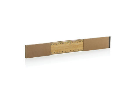 Timberson extra dickes 30cm doppelseitiges Bambuslineal