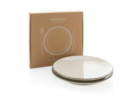 2-tlg. Ukiyo Teller-Set