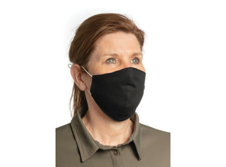 Wiederverwendbare 2-lagige Baumwoll-Gesichtsmaske