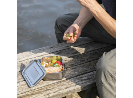 Auslaufsichere Lunchbox aus RCS recyceltem Stainless Steel