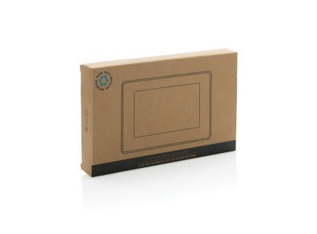 Utah LED-Uhr aus RCS rKunststoff & Bambus