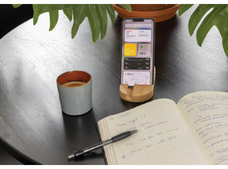 Bambus Telefon- und Tablethalter