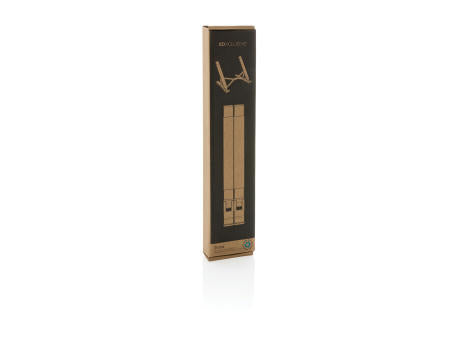Terra universeller Laptop-/Tablet-Ständer aus RCS Aluminium