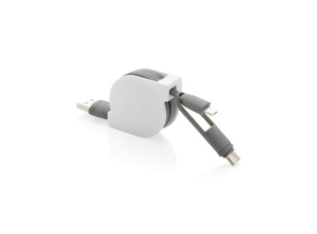 3-in-1 ausziehbares Kabel