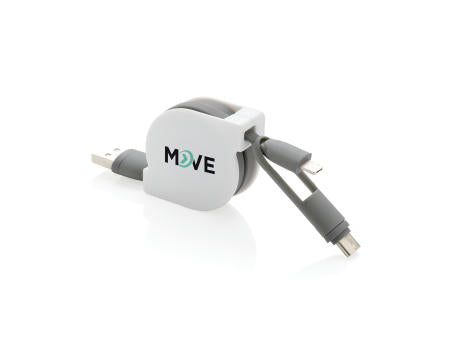 3-in-1 ausziehbares Kabel