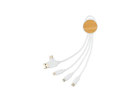 rundes Ontario 6-in-1 Kabel aus RCS recyceltem Kunststoff