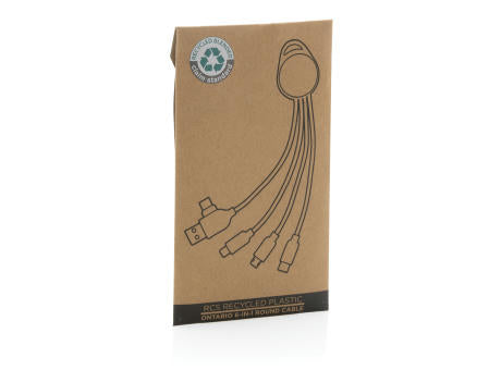 rundes Ontario 6-in-1 Kabel aus RCS recyceltem Kunststoff