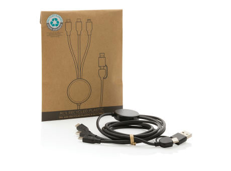 4-in-1 60W-Kabel aus RCS rec. TPE und recyceltem ABS