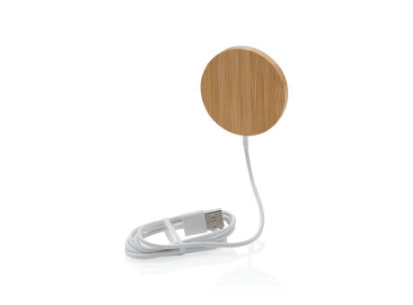 10W Bambus magnetischer Wireless Charger