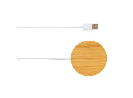 10W Bambus magnetischer Wireless Charger