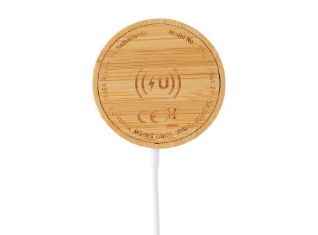 10W Bambus magnetischer Wireless Charger