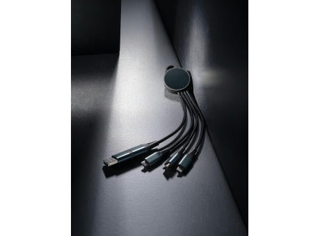 Terra 6-in-1-Ladekabel aus RCS recyceltem Aluminium